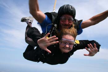 Abby Skydives