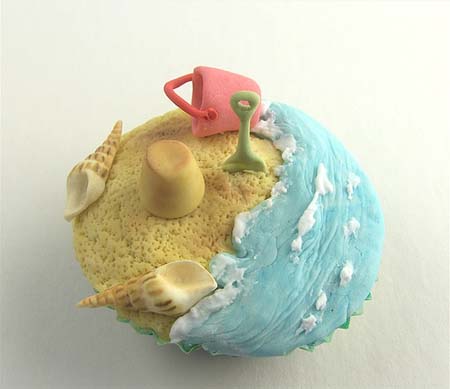 Beach Cupcake