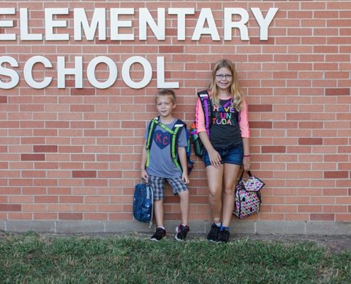 Tate First Day of Kindergarten